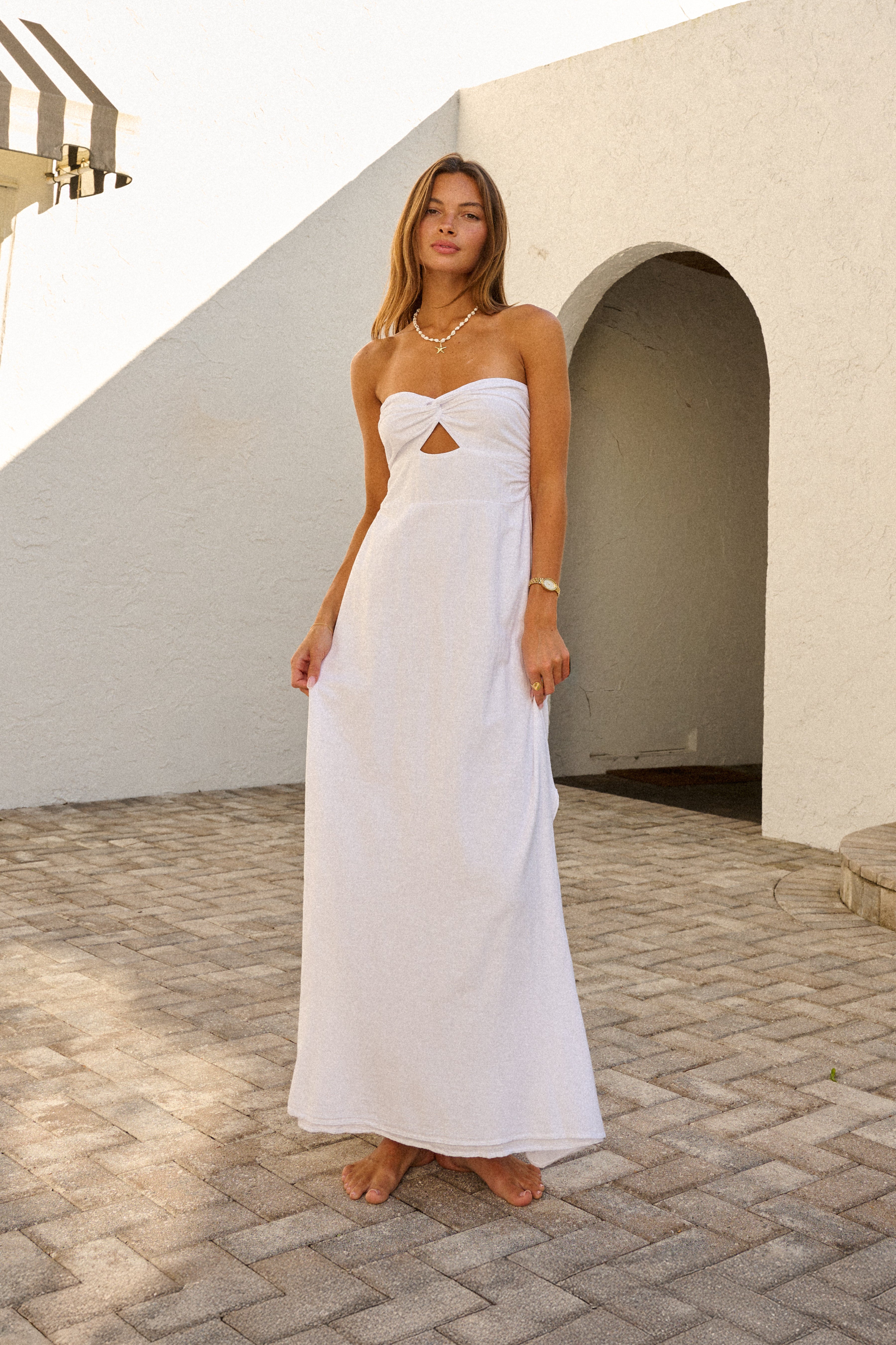 long white beach dress Buy Catalaya Dress