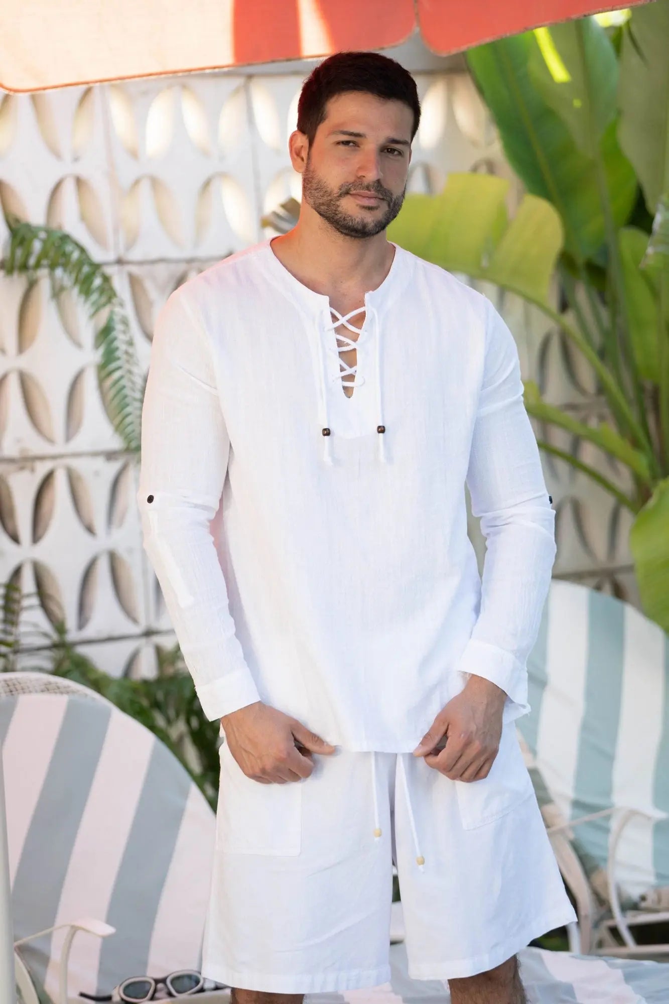 Milos Laced Long Sleeve Top