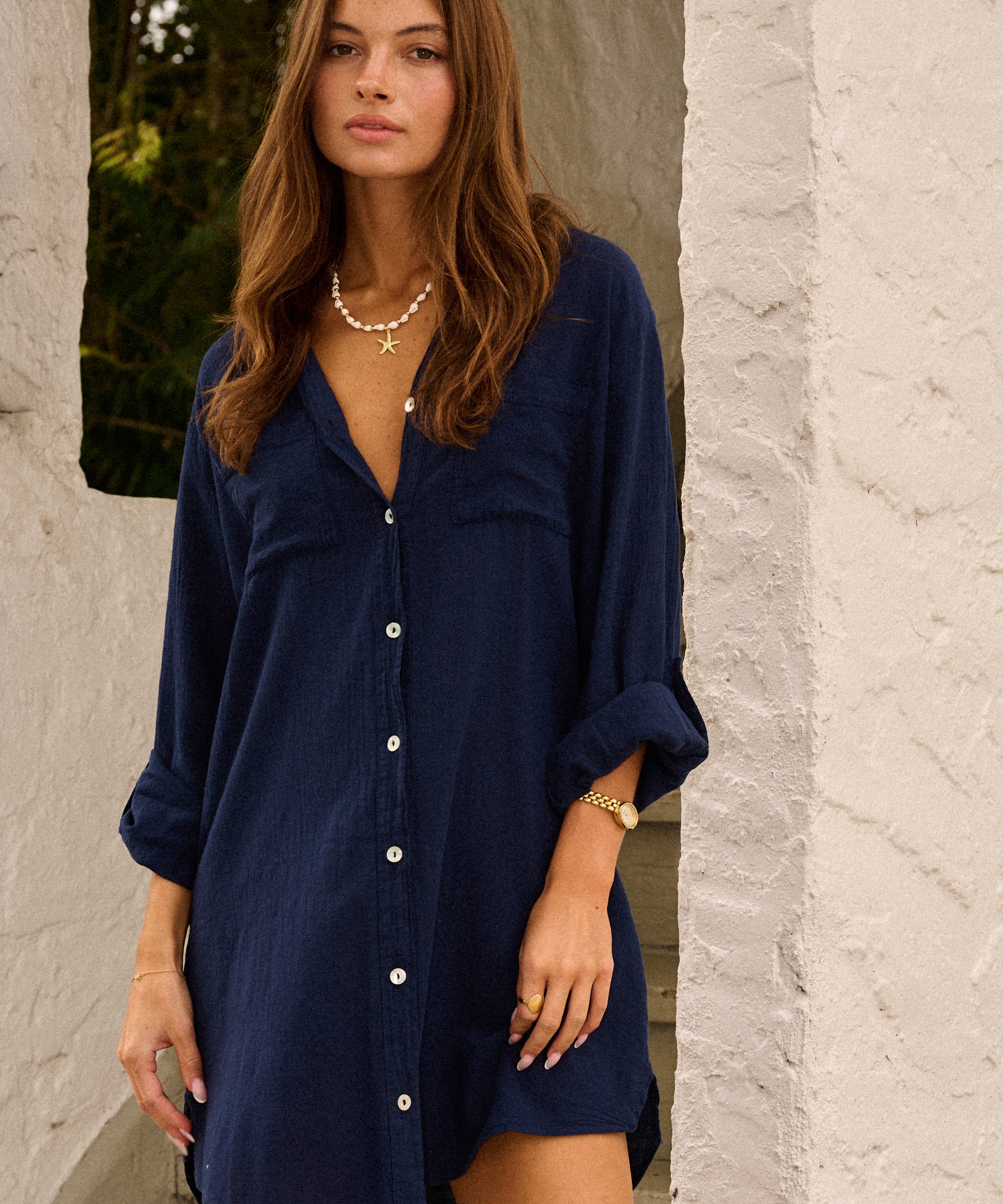 Cabana Shirt Dress 