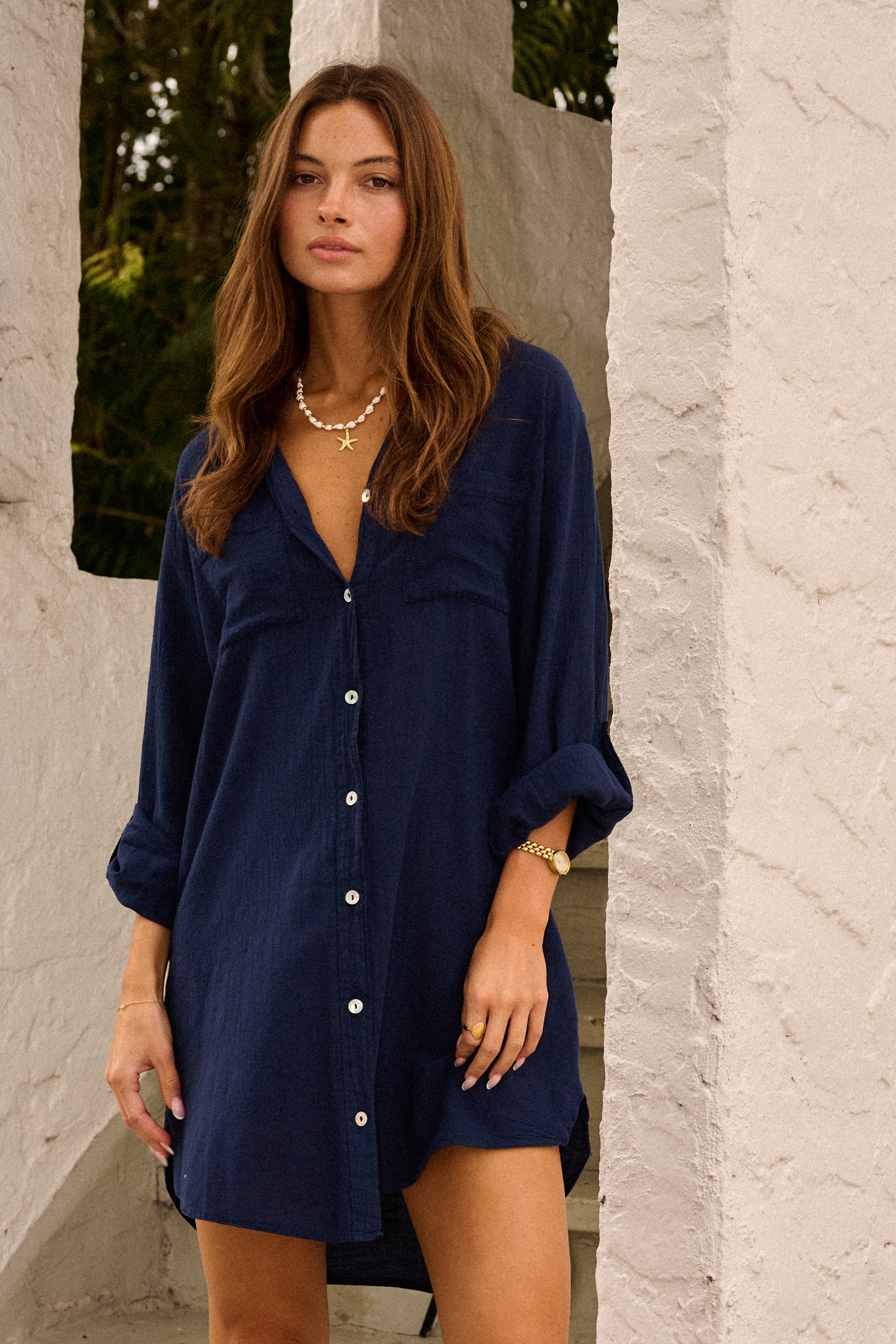 Cabana Shirt Dress 