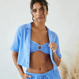 Rexa Crop Blazer