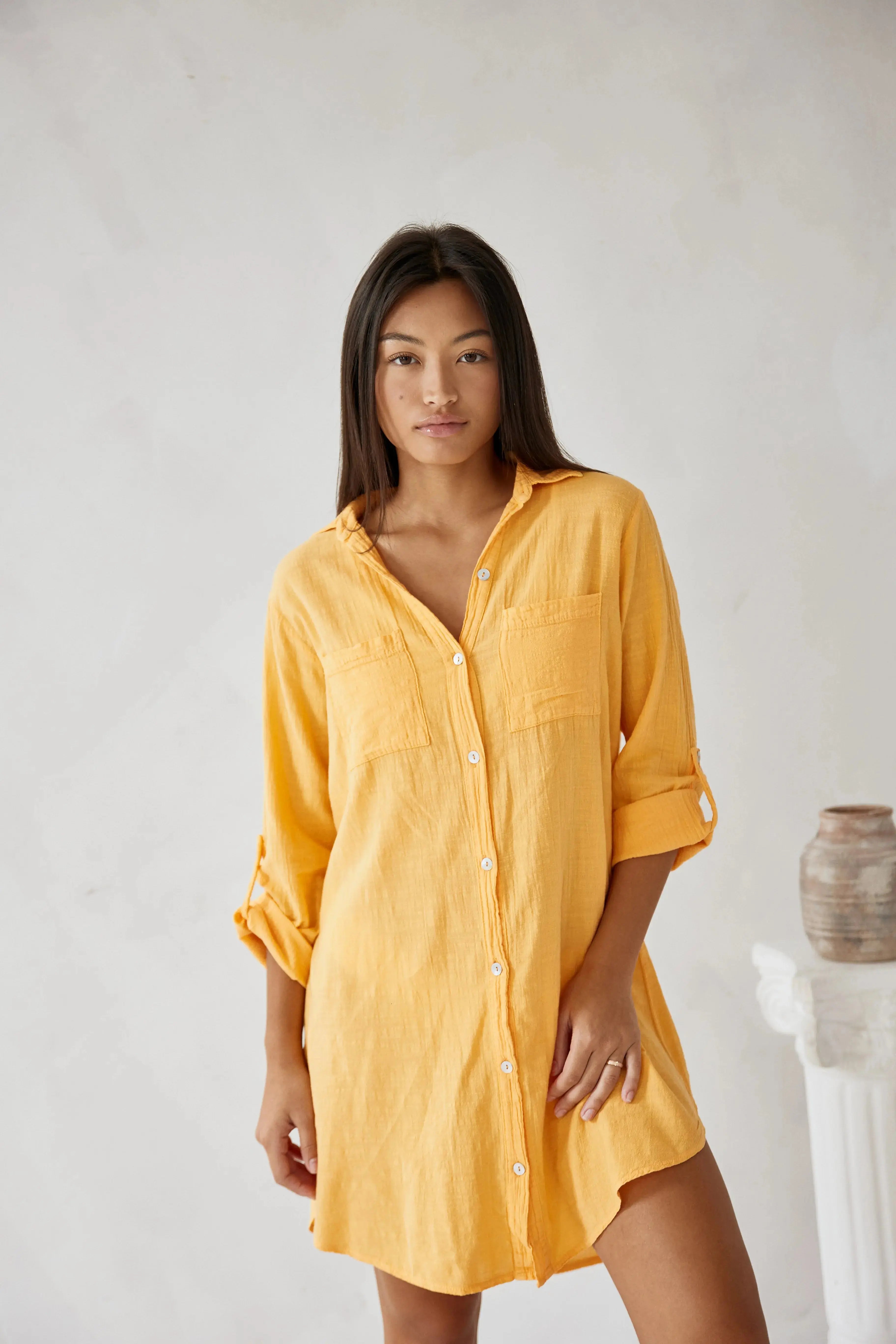 Cabana Shirt Dress 