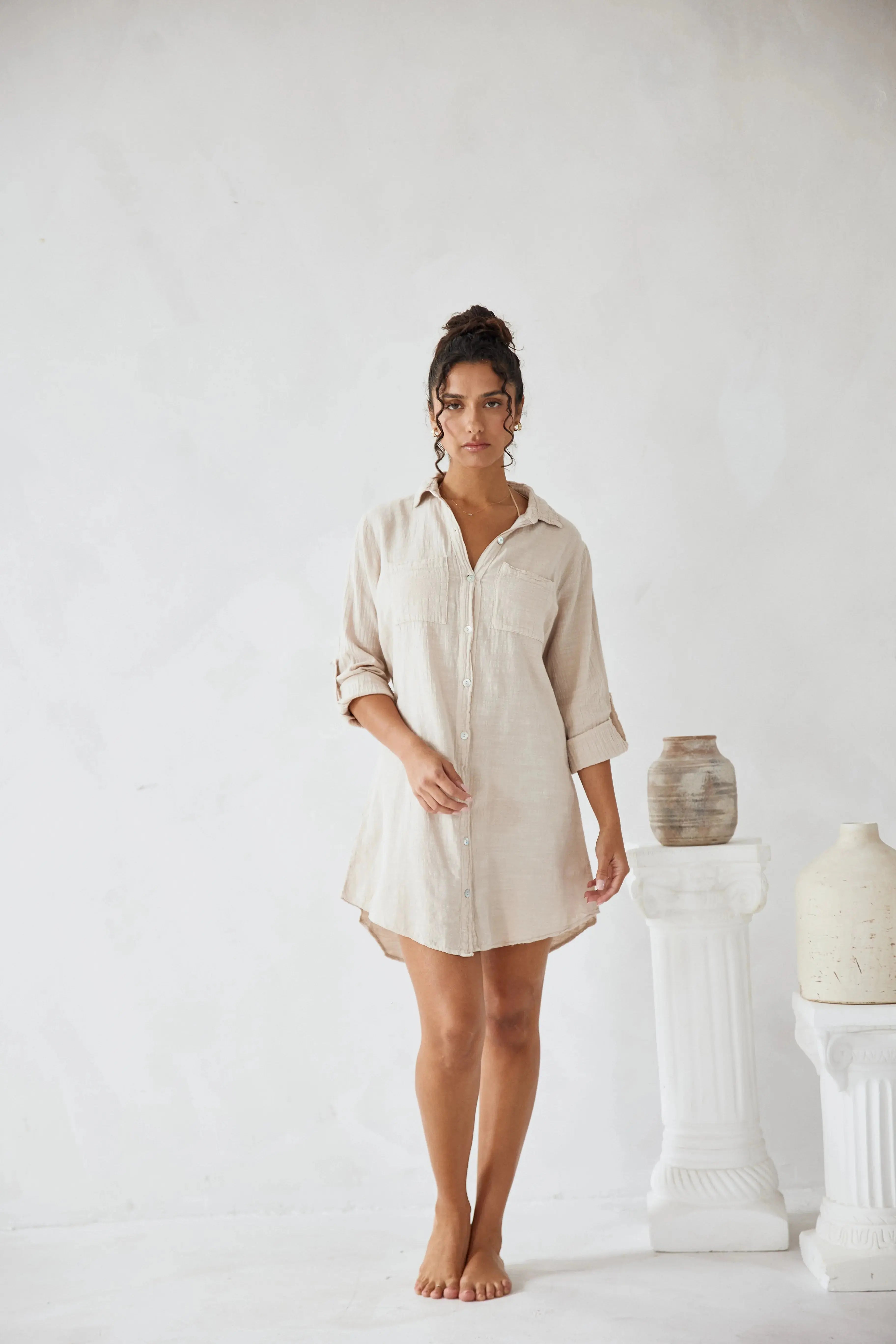 Cabana Shirt Dress 
