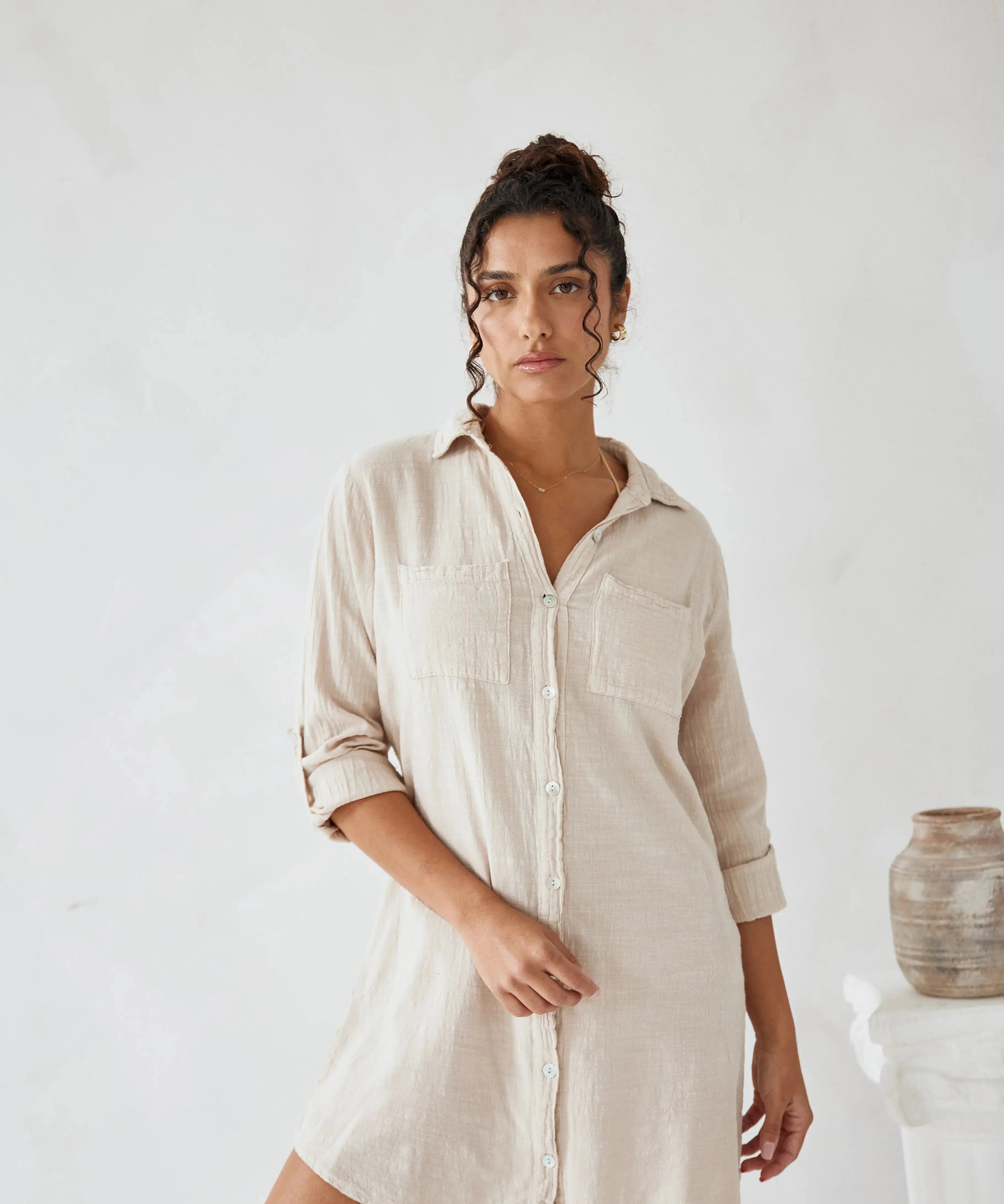 Cabana Shirt Dress 