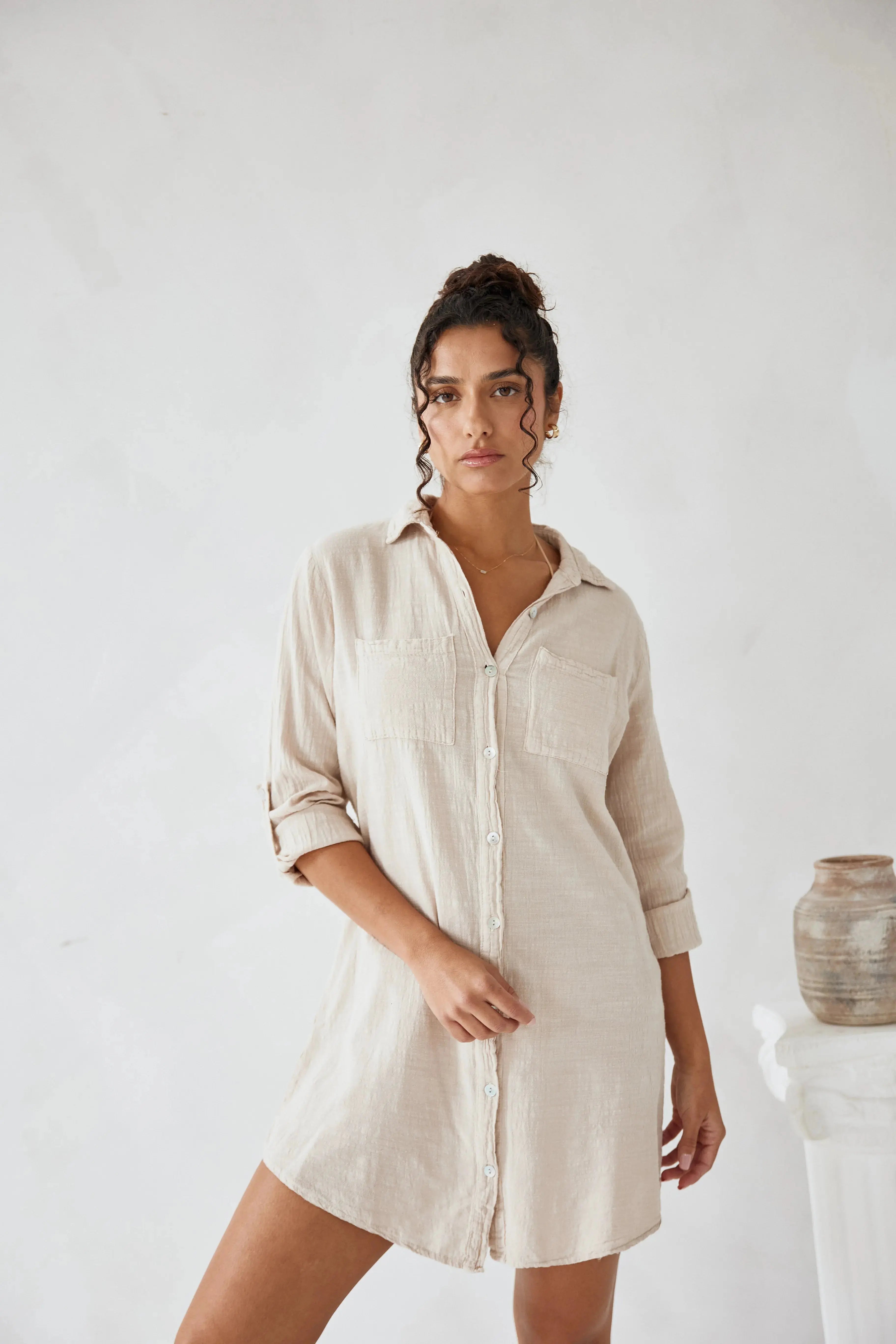 Cabana Shirt Dress 