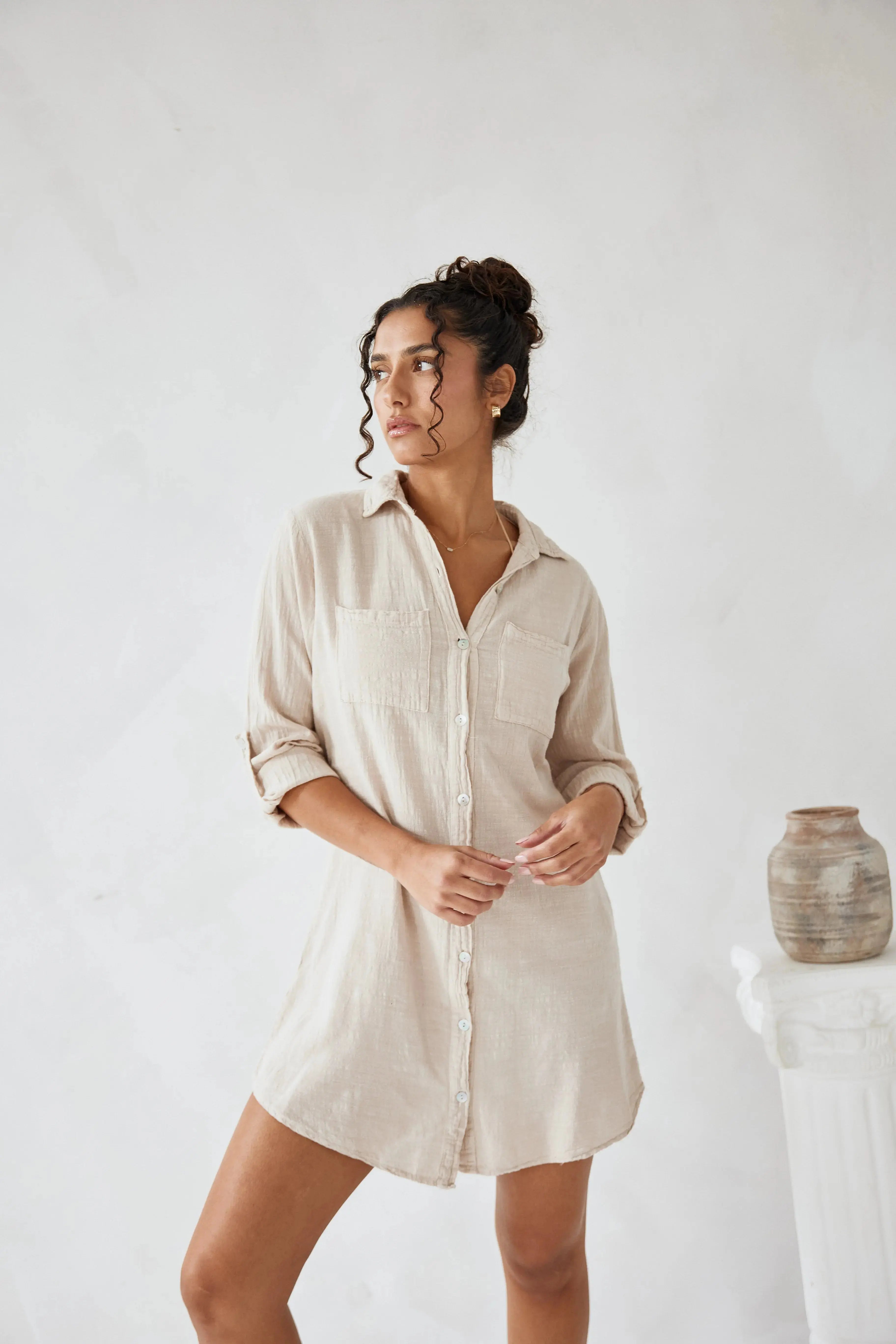 Cabana Shirt Dress 