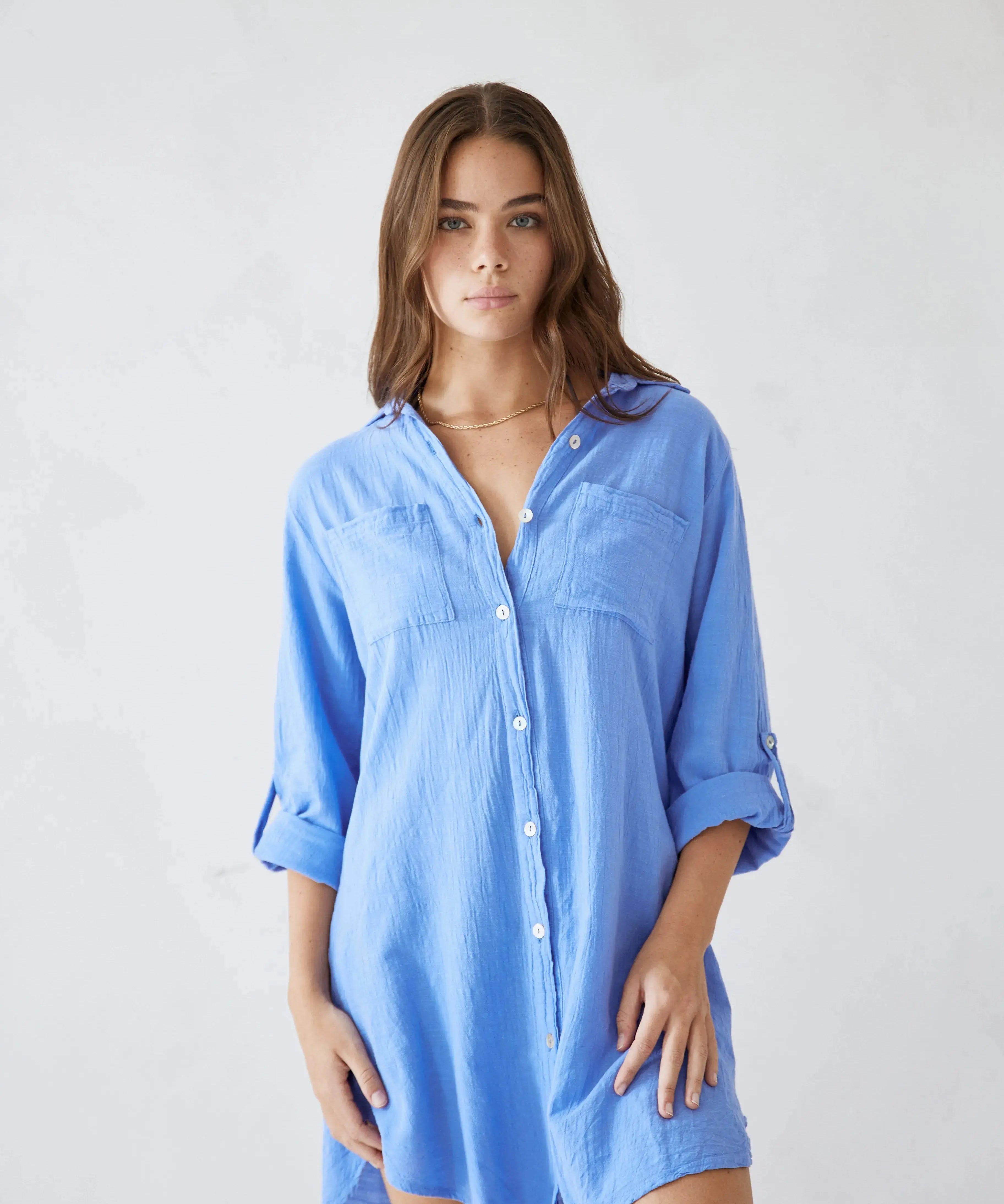 Cabana Shirt Dress 