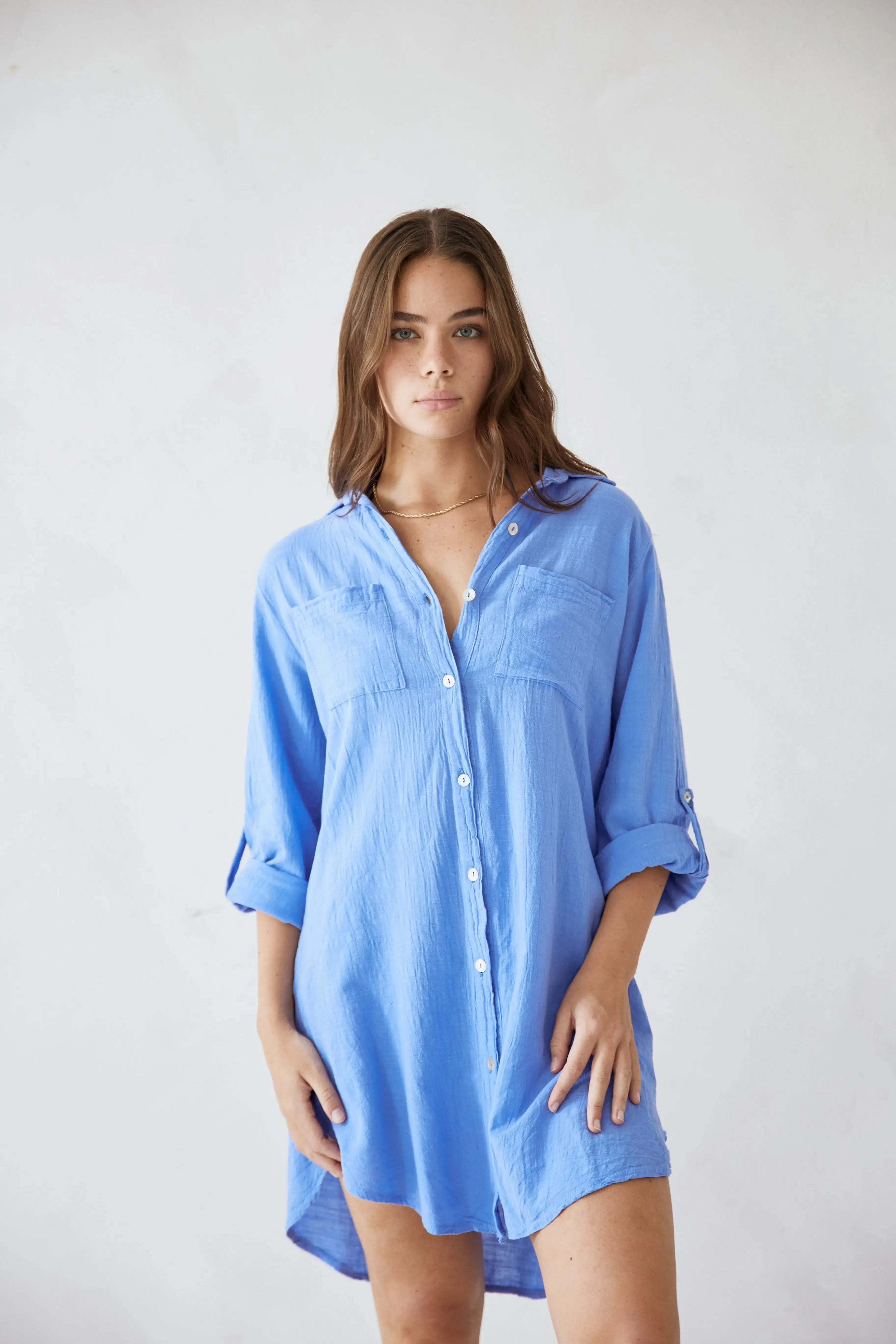 Cabana Shirt Dress 
