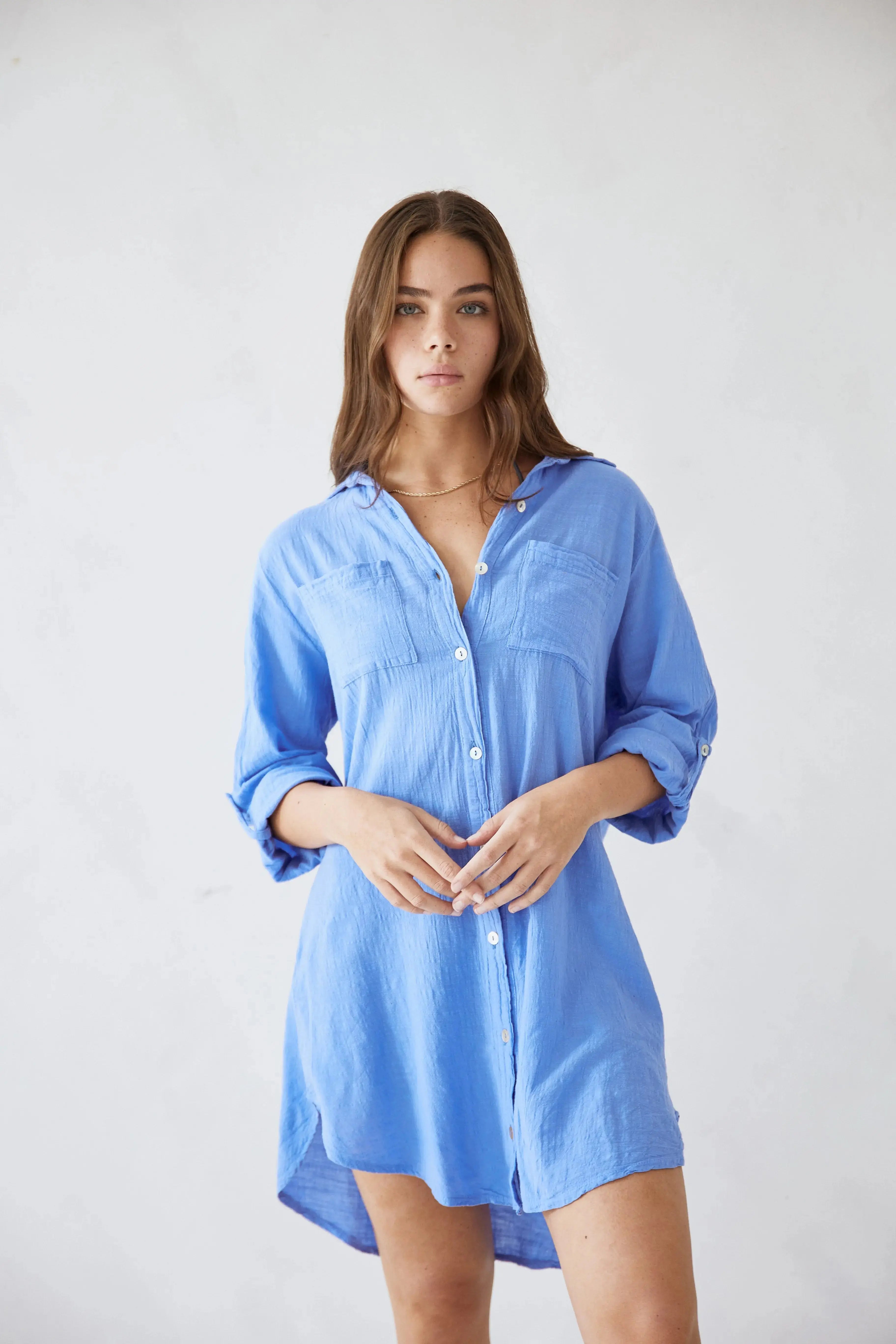 Cabana Shirt Dress 