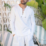 Milos Laced Long Sleeve Top 